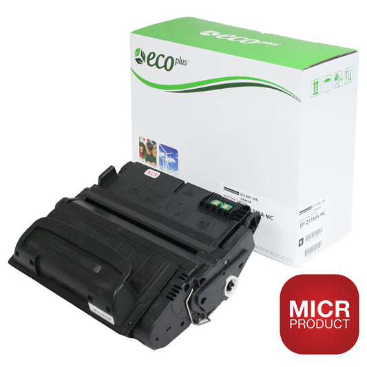 HP 38A Remanufactured Toner Cartridge Micr Black 12K Yield
