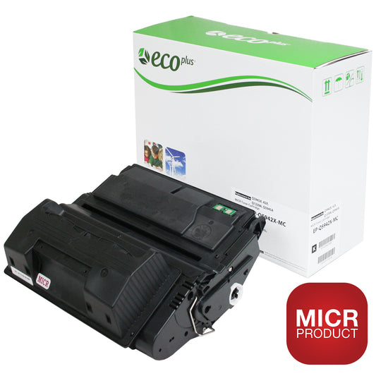 HP 42X Remanufactured Toner Cartridge Micr Black 20K High Yield