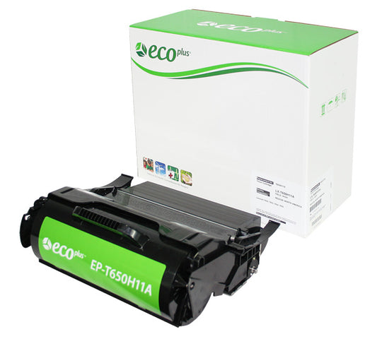 Lexmark T650H11A Remanufactured Toner Cartridge Black 25K High Yield