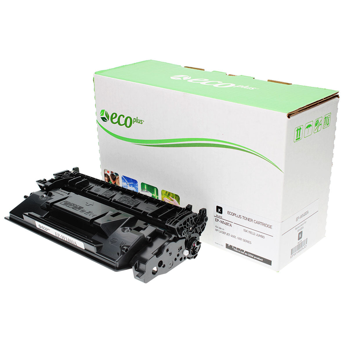 HP 148A Remanufactured Toner Cartridge Black 10K Yield Jumbo (New Oem Chip)