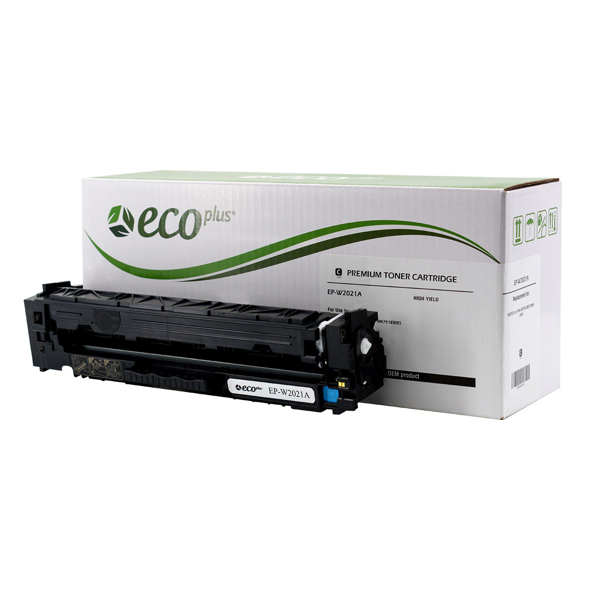 HP 414A Remanufactured Toner Cartridge Cyan 2.1K Yield (Used Chip)