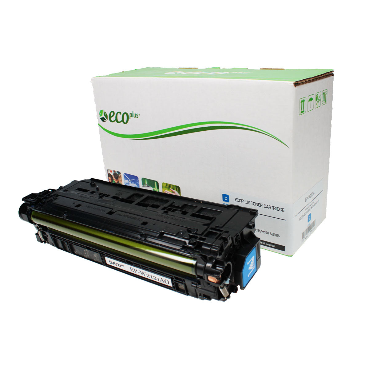 HP 212A Remanufactured Toner Cartridge Cyan 4.5K Yield (Used Chip)