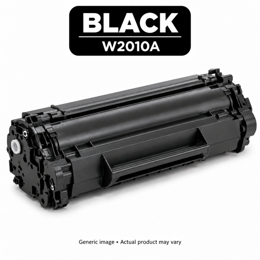 Black W2010A remanufactured toner - generic image; actual product may vary