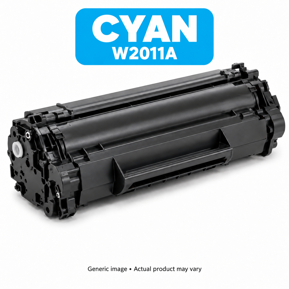 Cyan W2011A remanufactured toner - generic image; actual product may vary