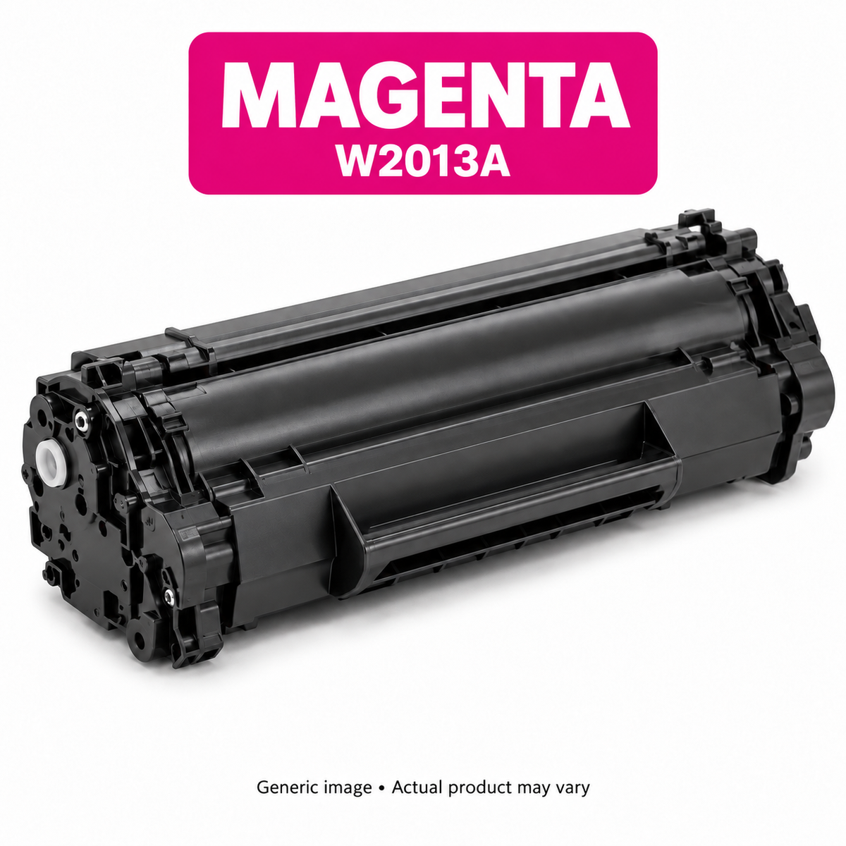 Magenta W2013A remanufactured toner - generic image; actual product may vary